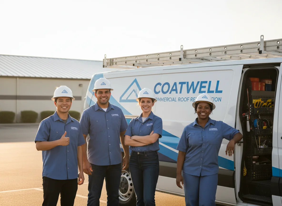 Commercial roof coating company in Ivanhoe, NC